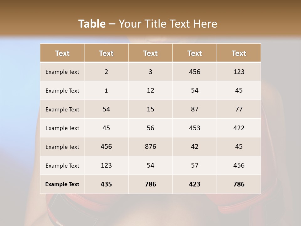 Sport Athletic Female PowerPoint Template