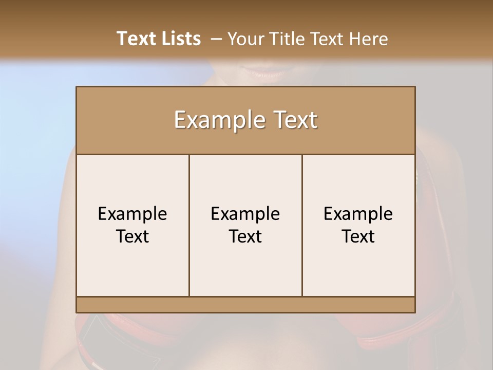 Sport Athletic Female PowerPoint Template