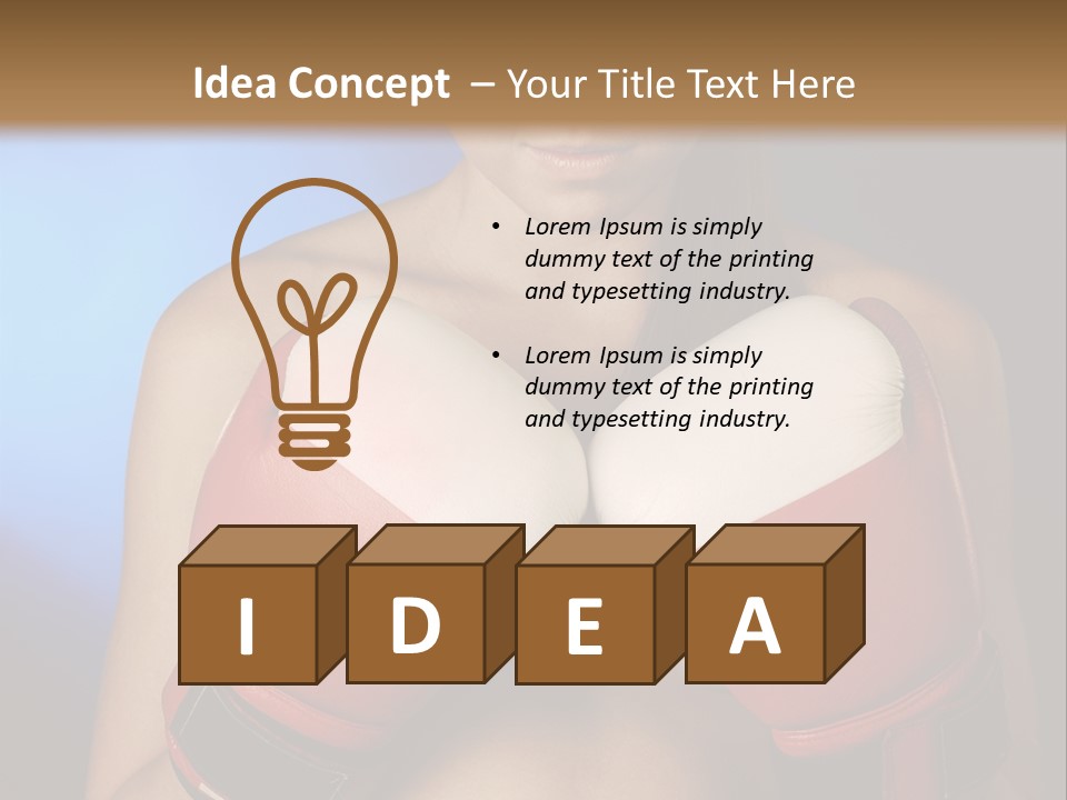 Sport Athletic Female PowerPoint Template