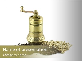 Corn Fragrant Eating PowerPoint Template