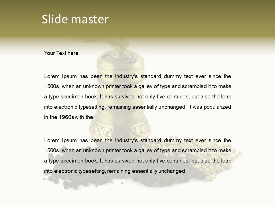 Corn Fragrant Eating PowerPoint Template