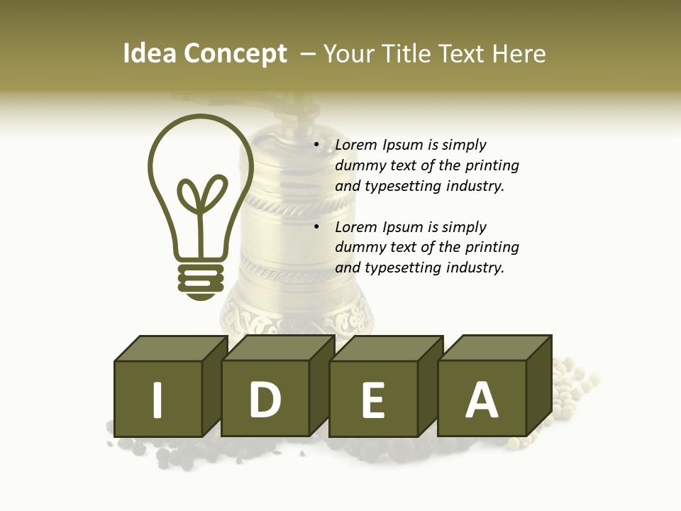 Corn Fragrant Eating PowerPoint Template