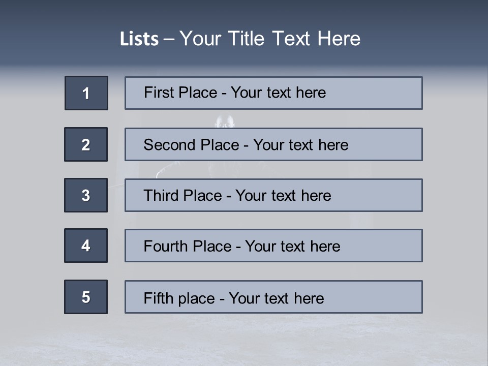 Jump Eye Male PowerPoint Template