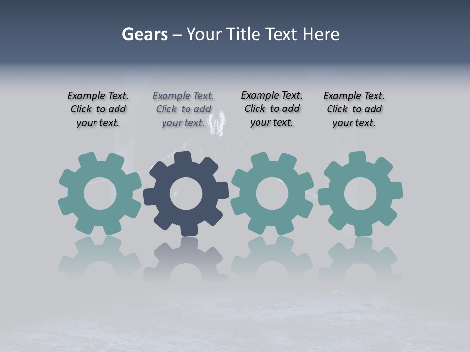 Jump Eye Male PowerPoint Template