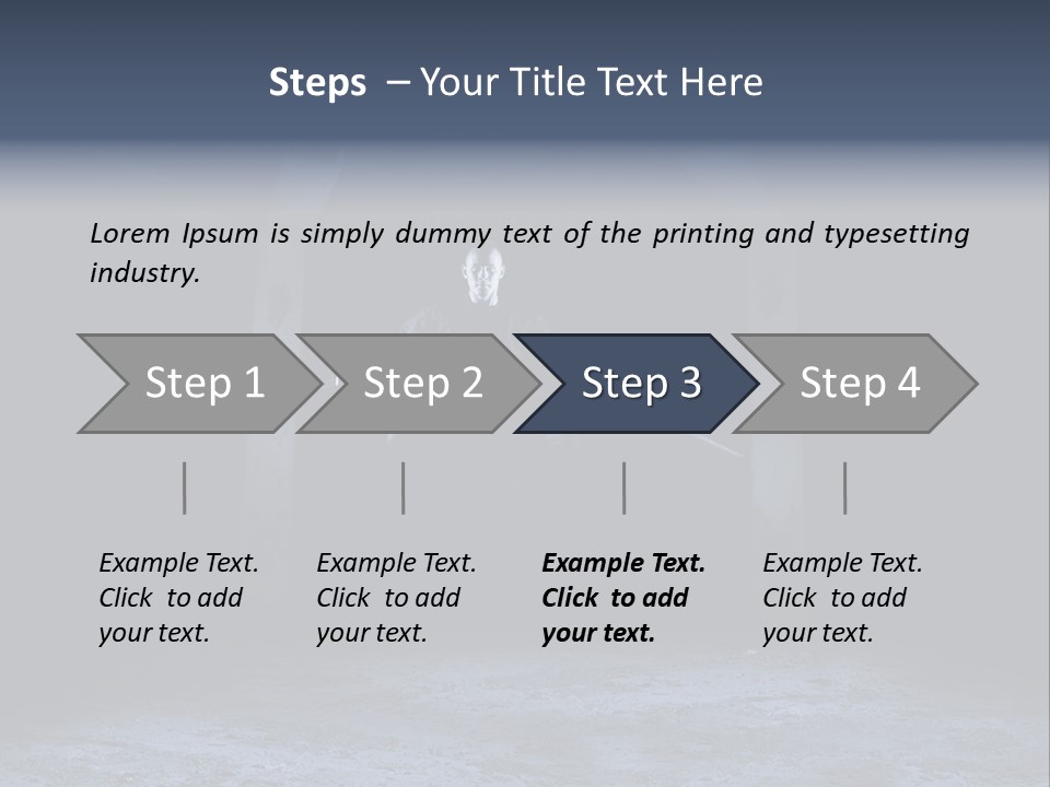 Jump Eye Male PowerPoint Template