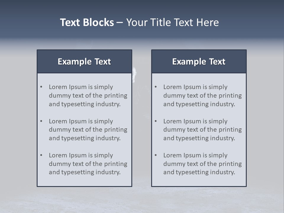 Jump Eye Male PowerPoint Template