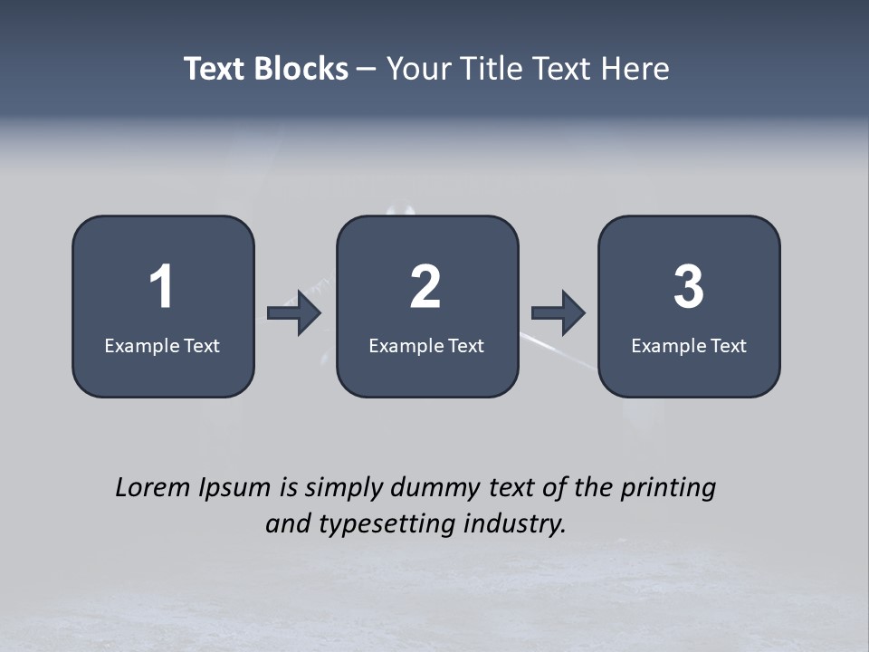 Jump Eye Male PowerPoint Template