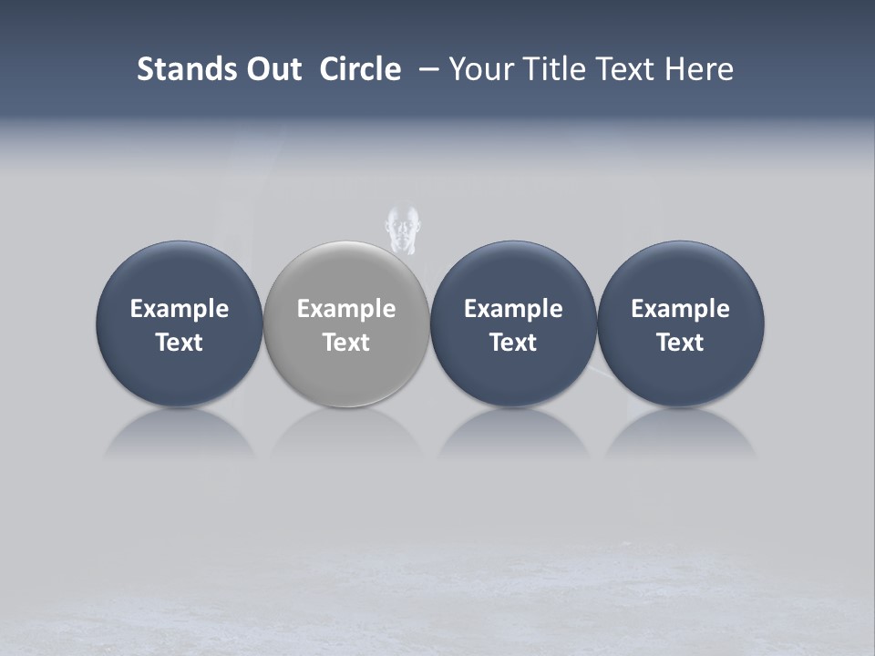 Jump Eye Male PowerPoint Template