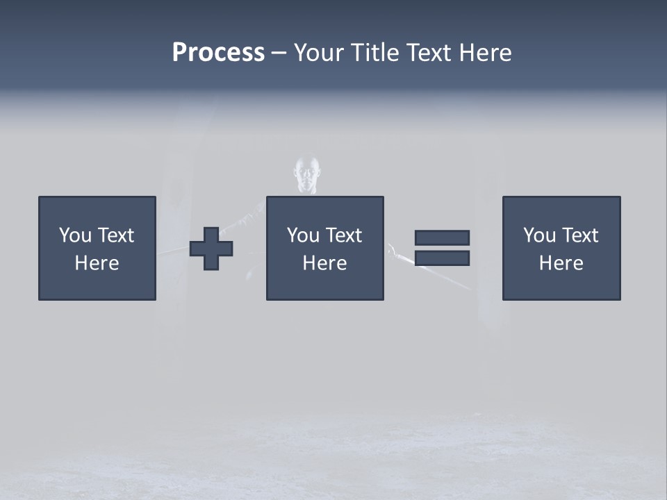Jump Eye Male PowerPoint Template