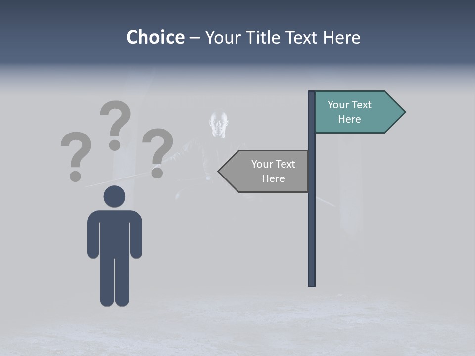 Jump Eye Male PowerPoint Template