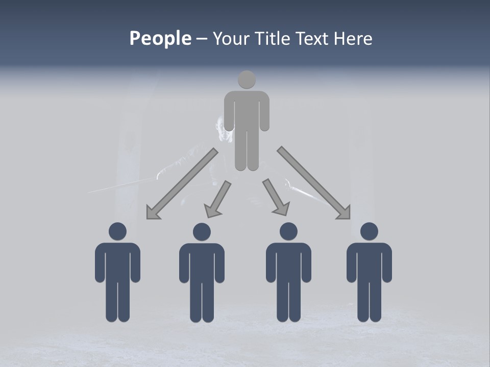 Jump Eye Male PowerPoint Template