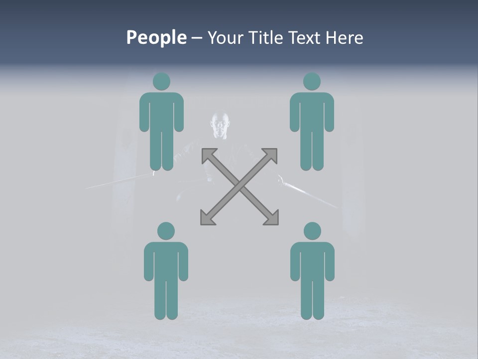 Jump Eye Male PowerPoint Template