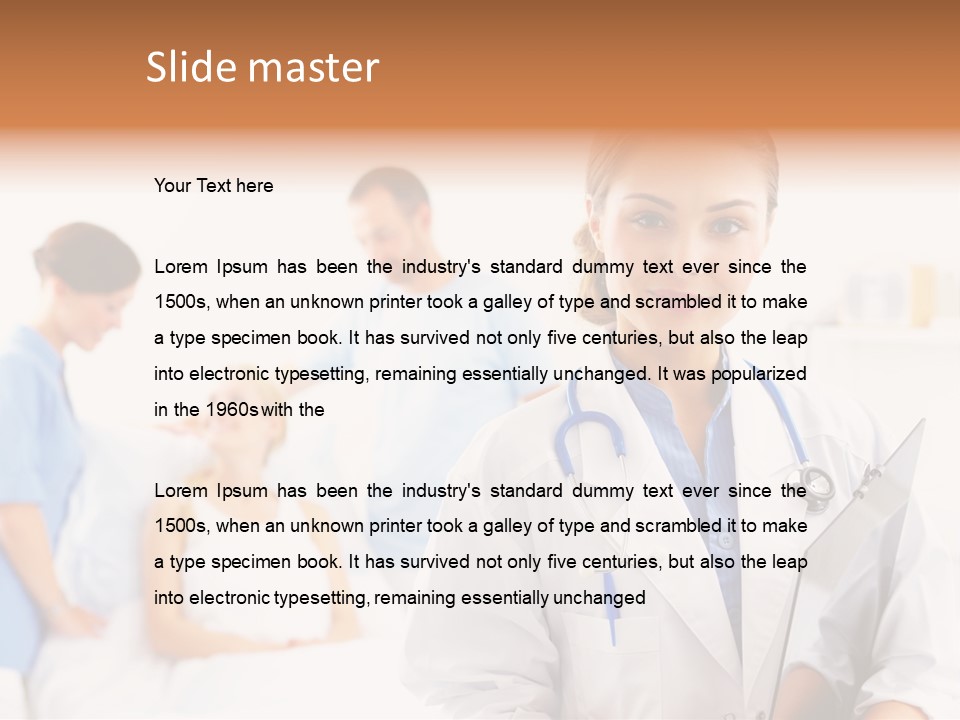 Oxygen Accident Medications PowerPoint Template