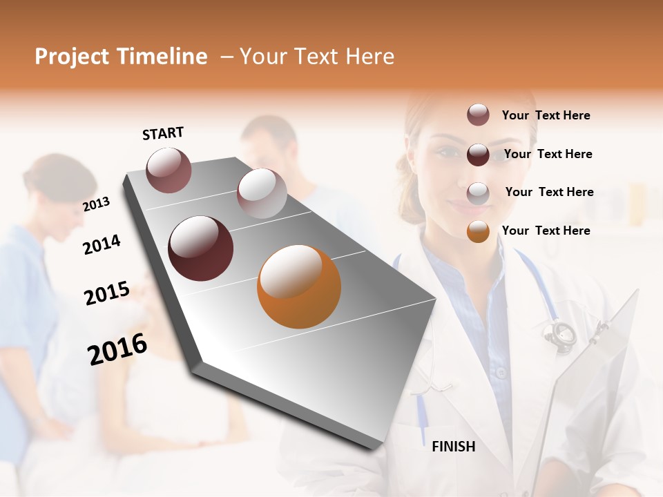 Oxygen Accident Medications PowerPoint Template