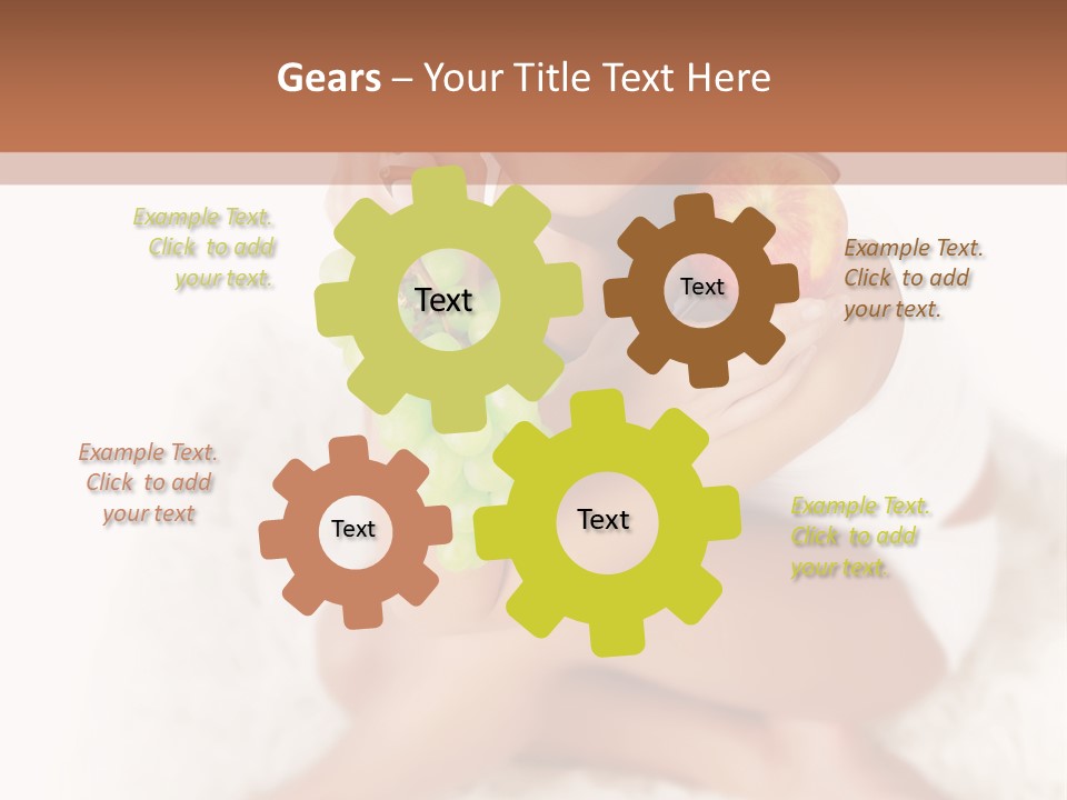 Girl Lips Female PowerPoint Template