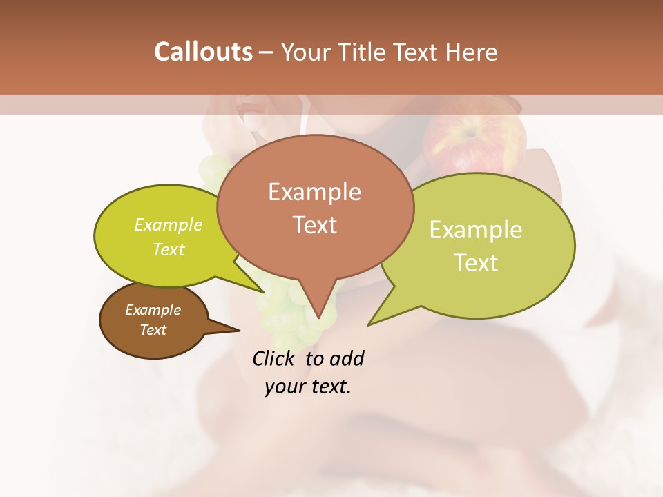 Girl Lips Female PowerPoint Template