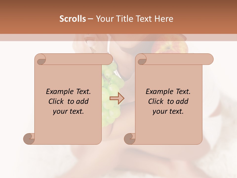 Girl Lips Female PowerPoint Template