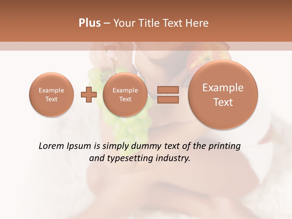 Girl Lips Female PowerPoint Template