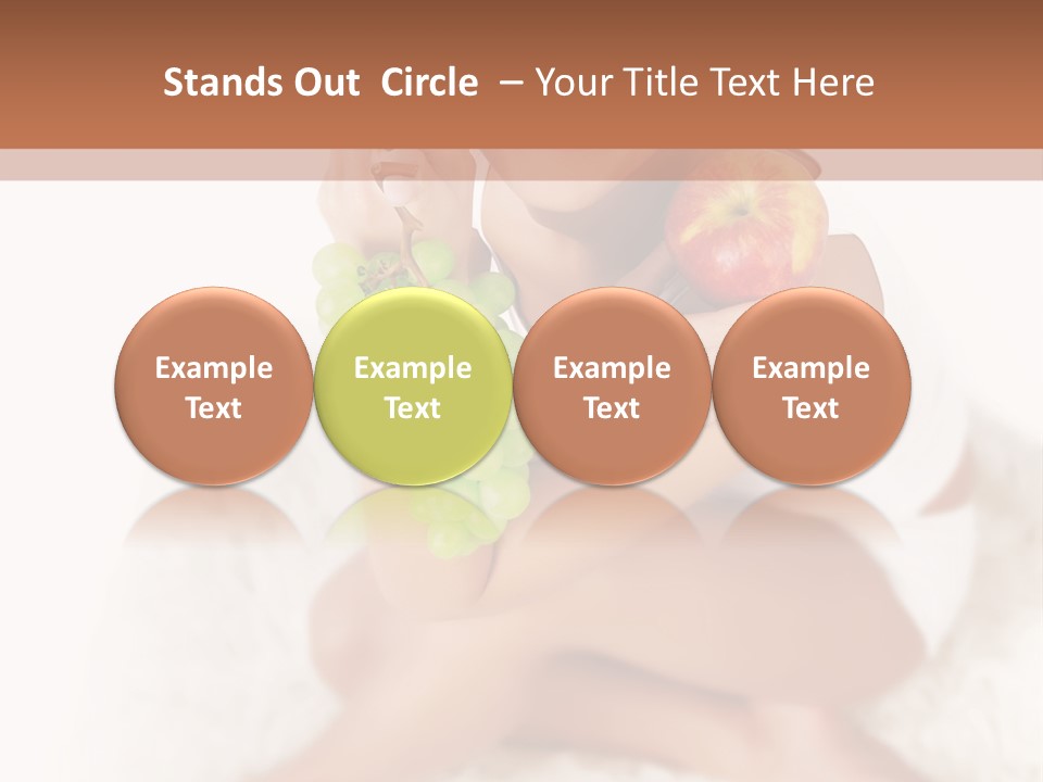 Girl Lips Female PowerPoint Template