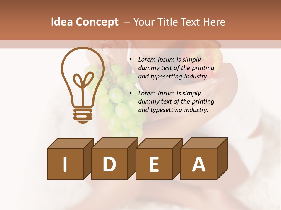 Girl Lips Female PowerPoint Template