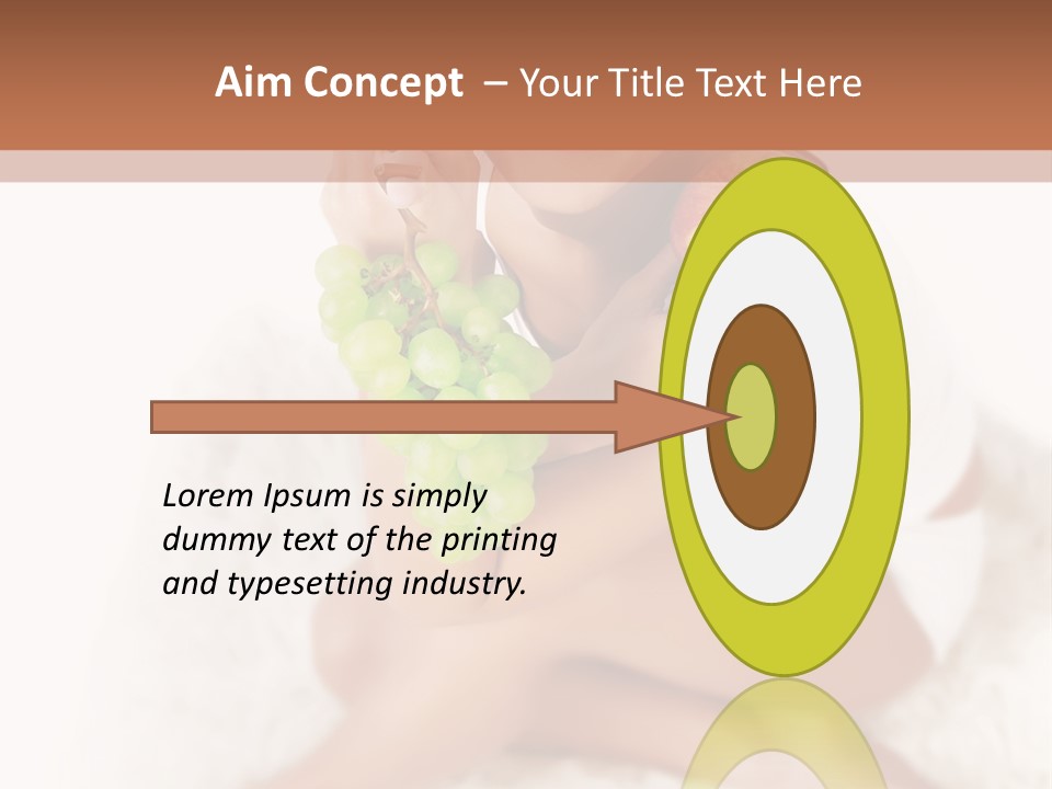 Girl Lips Female PowerPoint Template