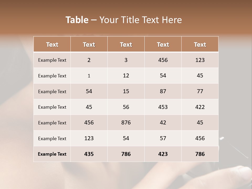 Sing Face Black PowerPoint Template