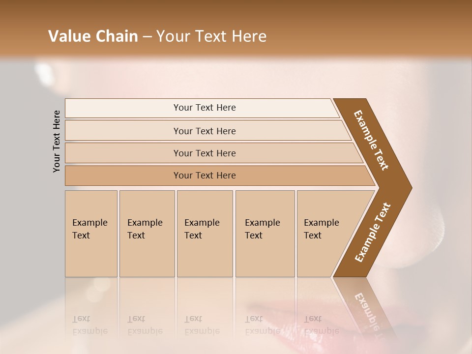 Glamour Hairstyle Jewelry PowerPoint Template