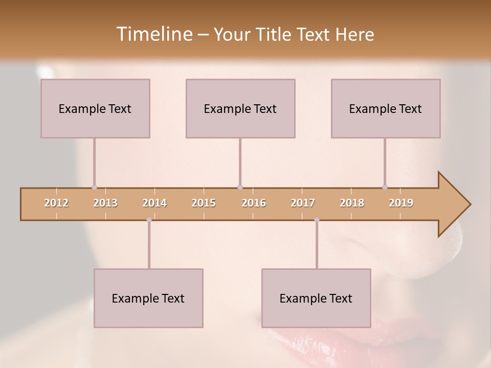 Glamour Hairstyle Jewelry PowerPoint Template