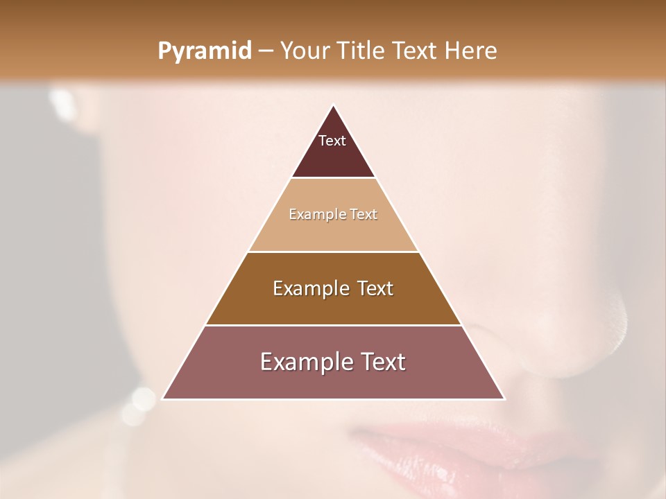 Glamour Hairstyle Jewelry PowerPoint Template