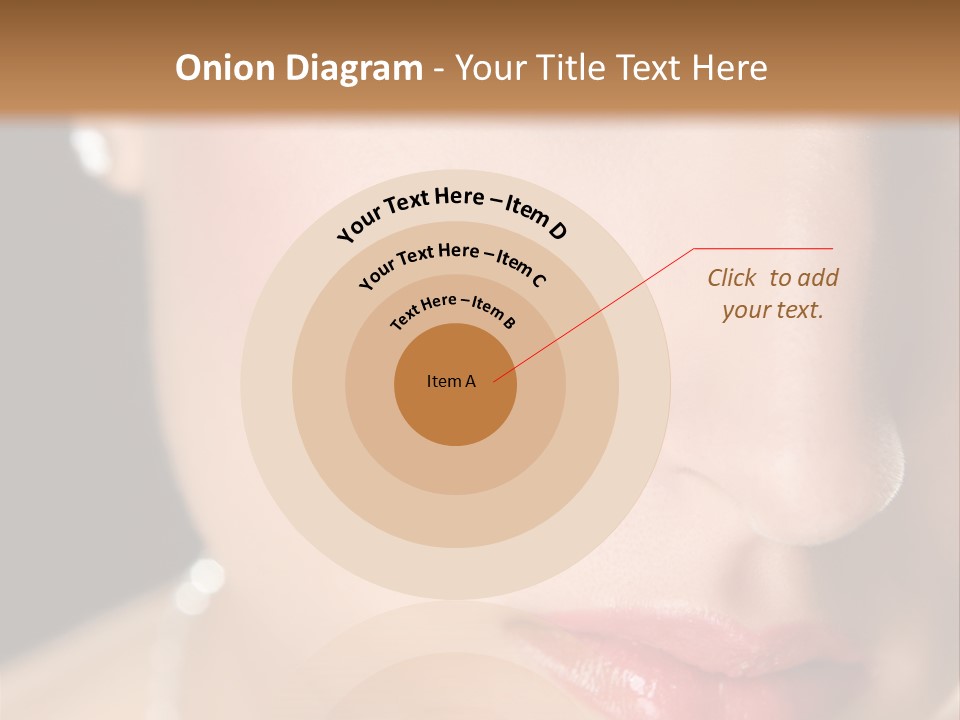 Glamour Hairstyle Jewelry PowerPoint Template