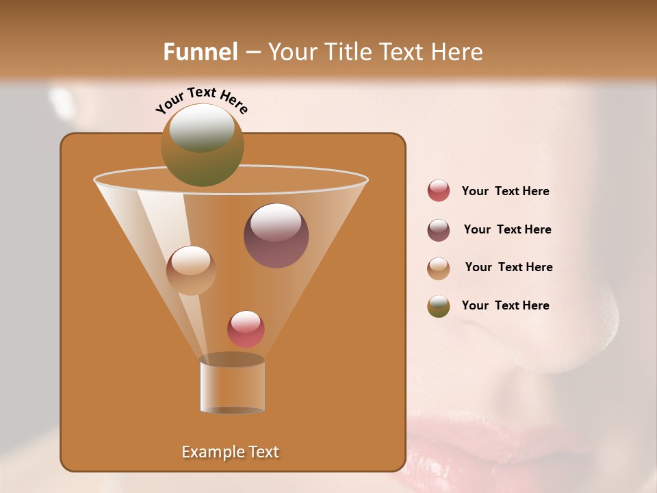 Glamour Hairstyle Jewelry PowerPoint Template