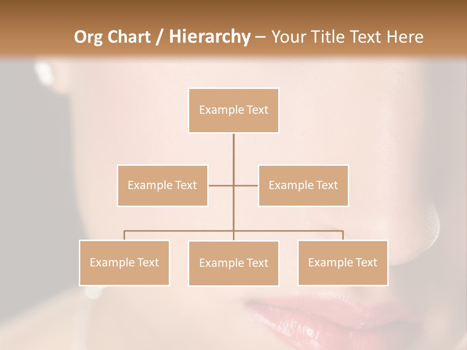 Glamour Hairstyle Jewelry PowerPoint Template