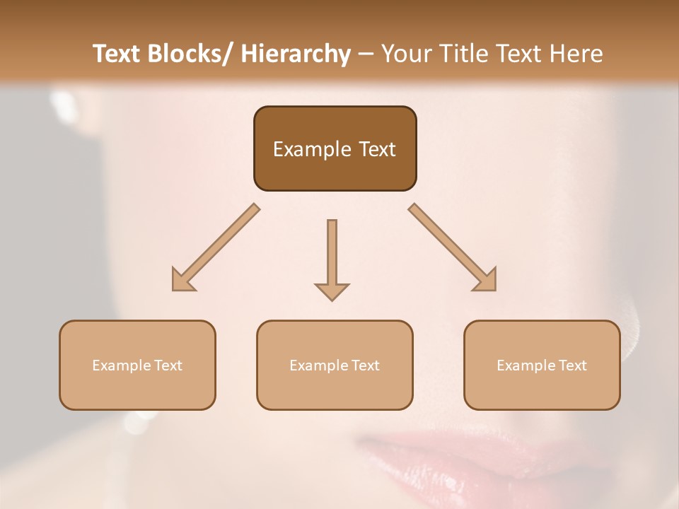 Glamour Hairstyle Jewelry PowerPoint Template