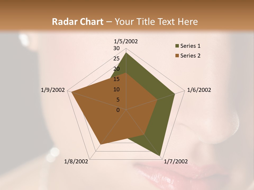 Glamour Hairstyle Jewelry PowerPoint Template