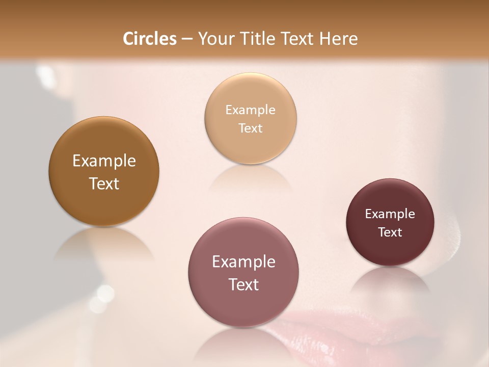 Glamour Hairstyle Jewelry PowerPoint Template