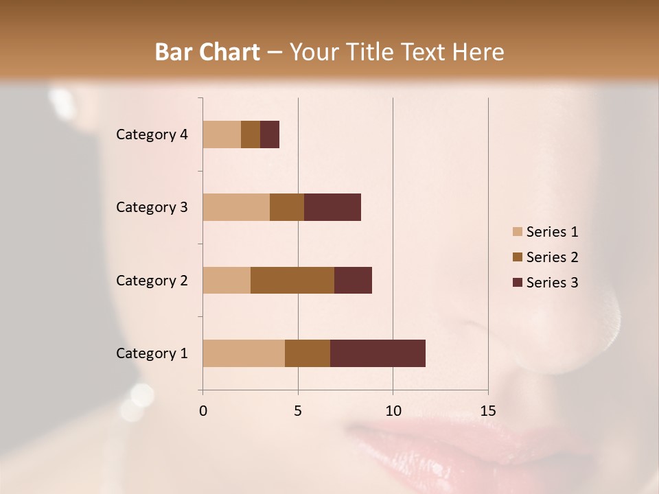 Glamour Hairstyle Jewelry PowerPoint Template