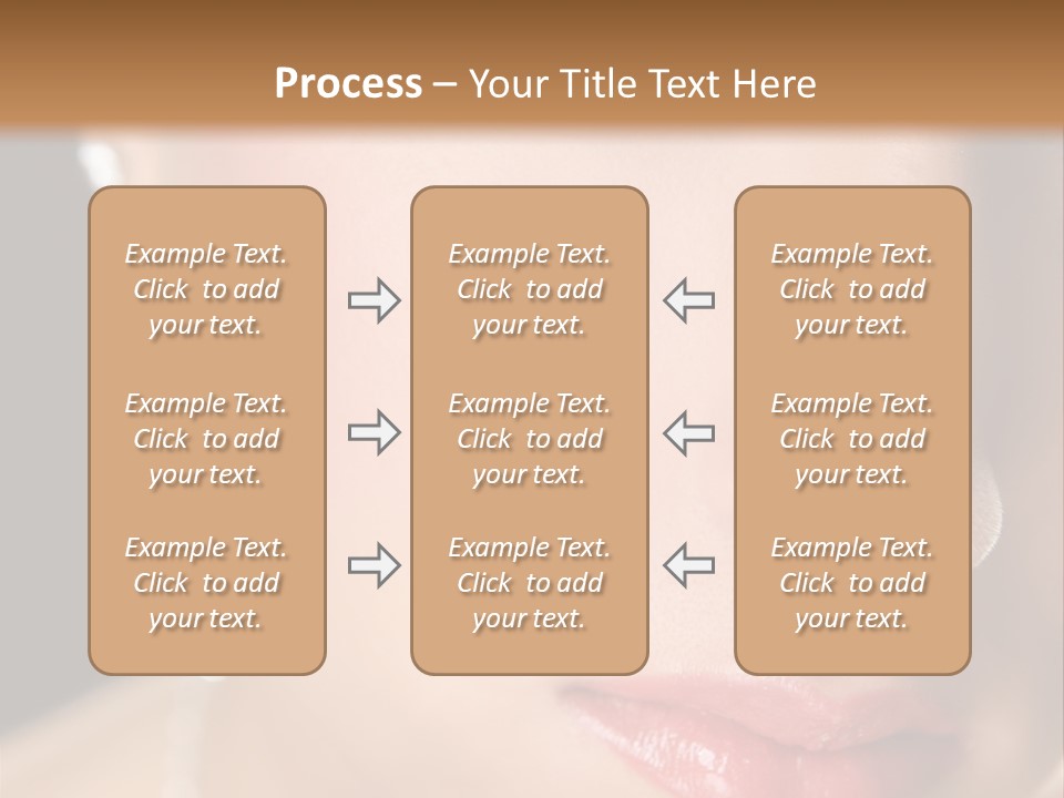Glamour Hairstyle Jewelry PowerPoint Template