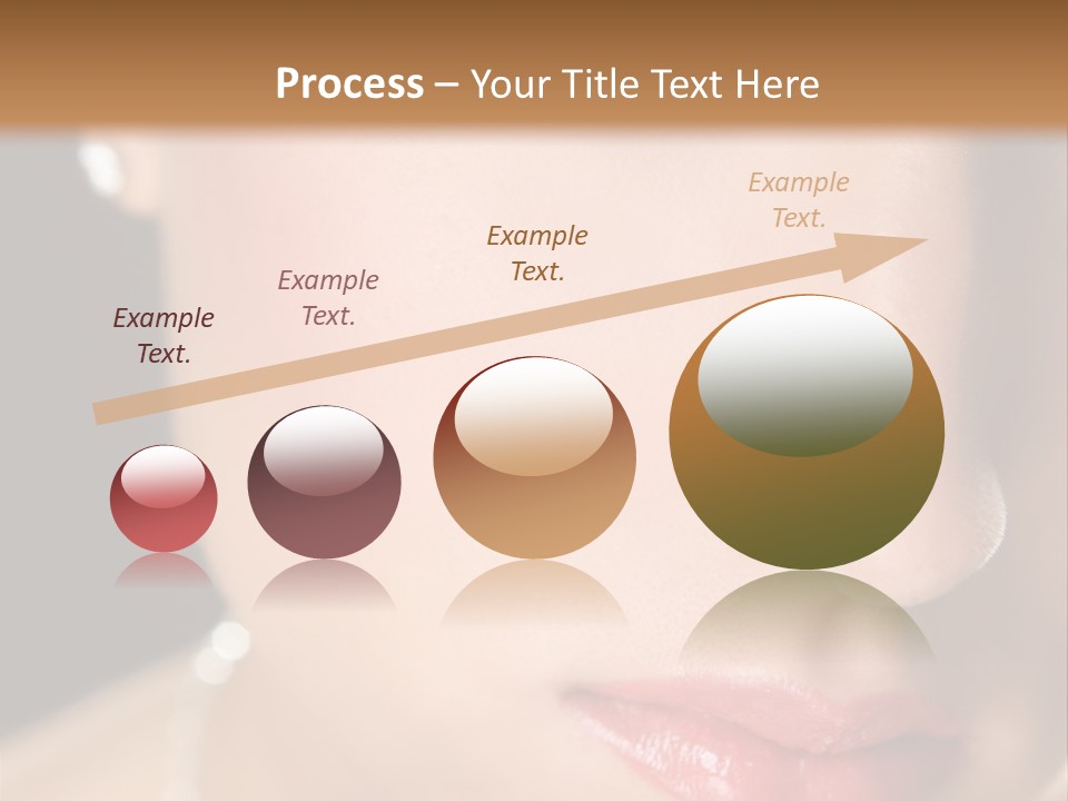 Glamour Hairstyle Jewelry PowerPoint Template