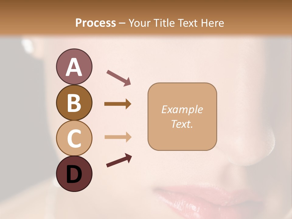 Glamour Hairstyle Jewelry PowerPoint Template