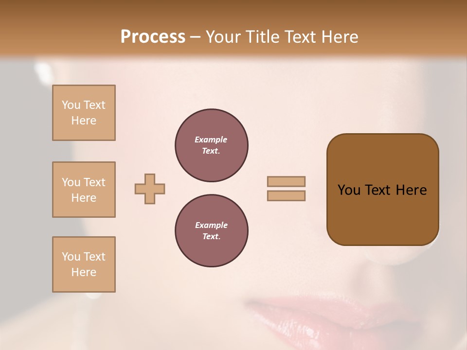Glamour Hairstyle Jewelry PowerPoint Template