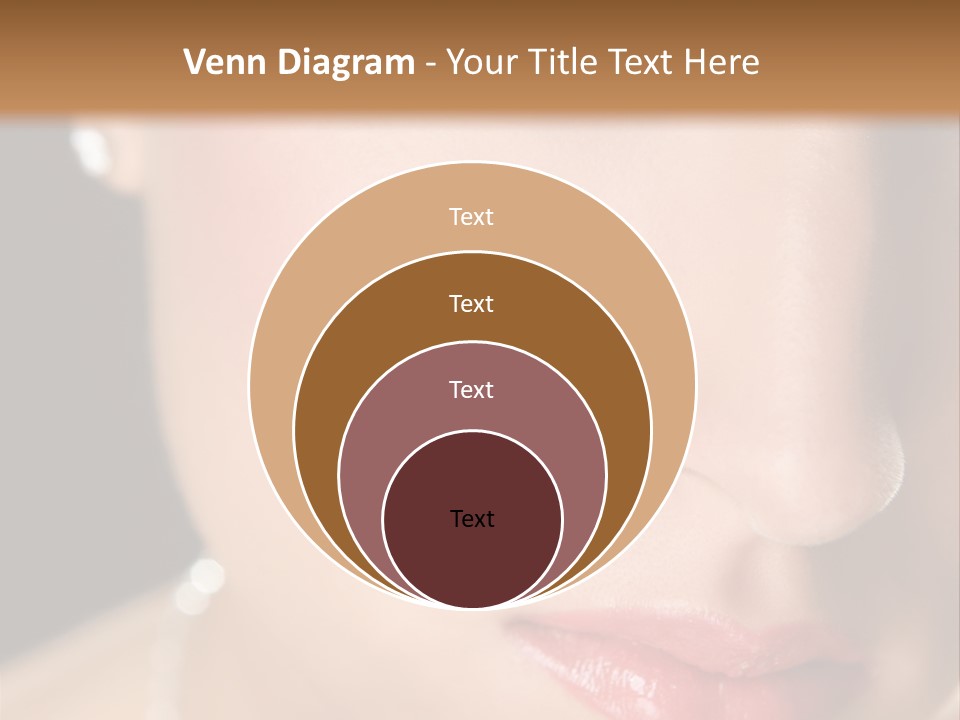 Glamour Hairstyle Jewelry PowerPoint Template