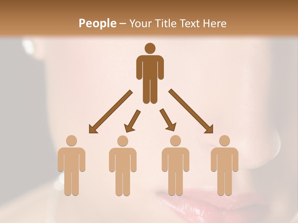 Glamour Hairstyle Jewelry PowerPoint Template