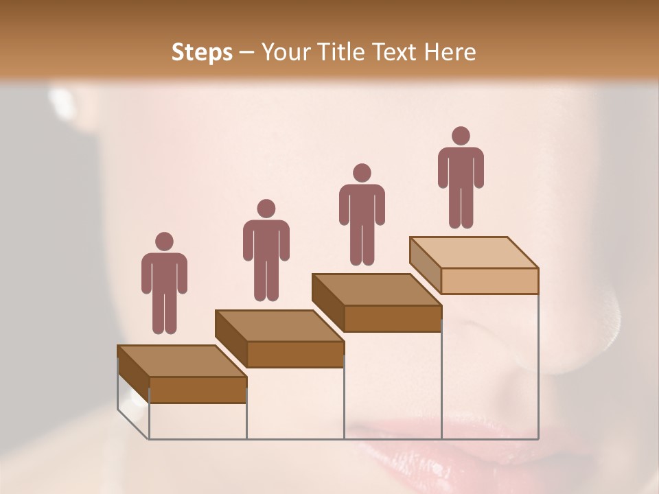 Glamour Hairstyle Jewelry PowerPoint Template