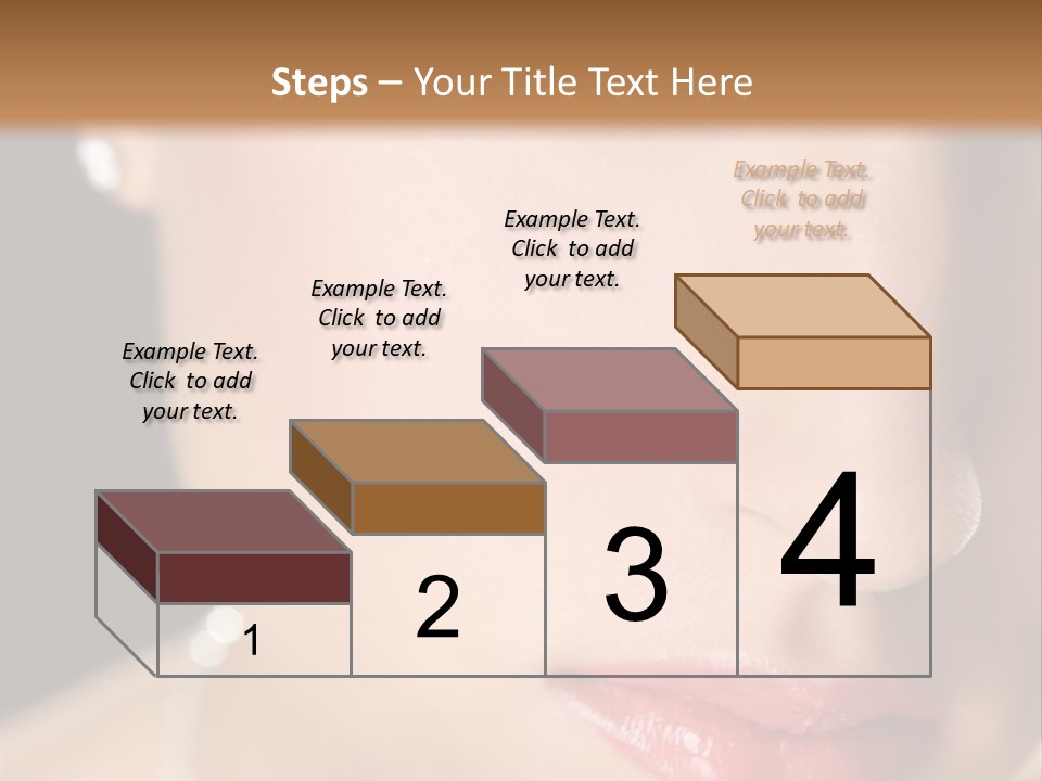 Glamour Hairstyle Jewelry PowerPoint Template