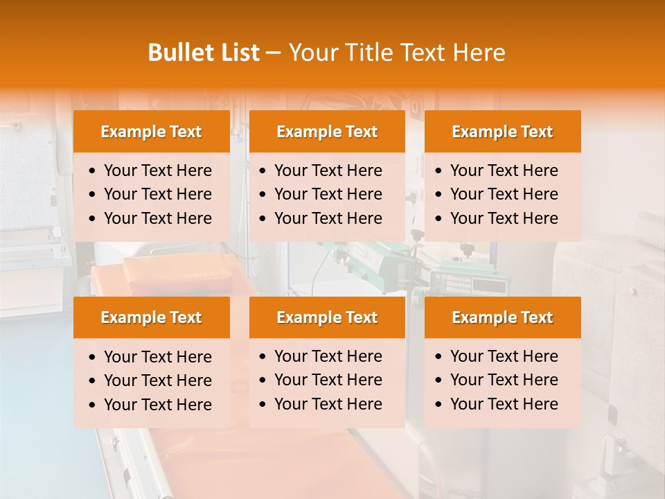 Oxygen Accident Medications PowerPoint Template