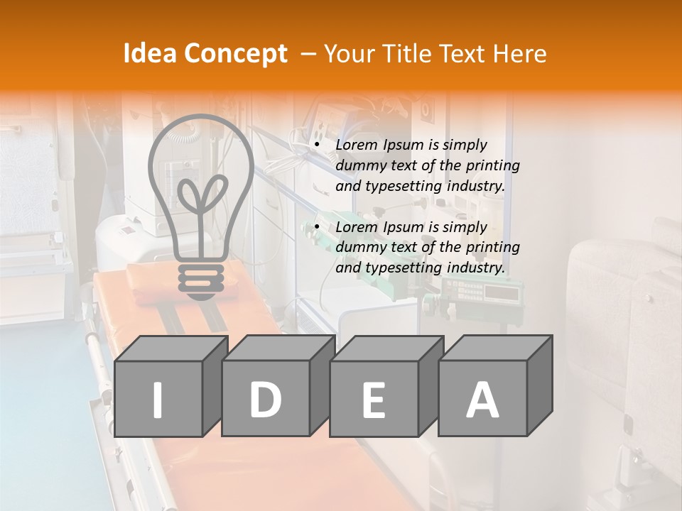 Oxygen Accident Medications PowerPoint Template