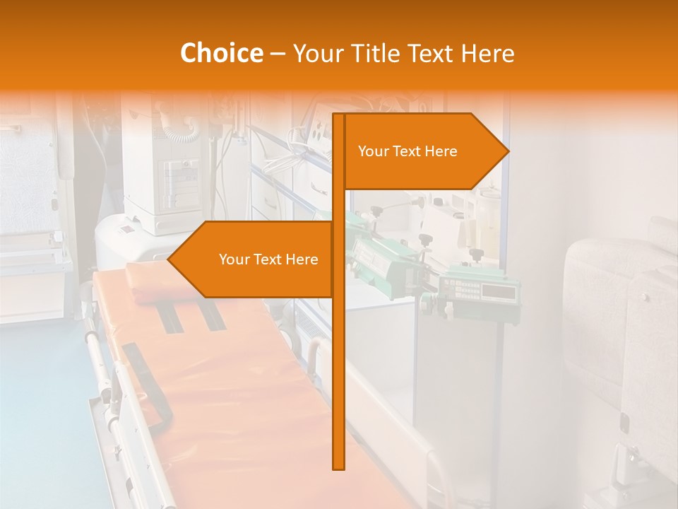 Oxygen Accident Medications PowerPoint Template