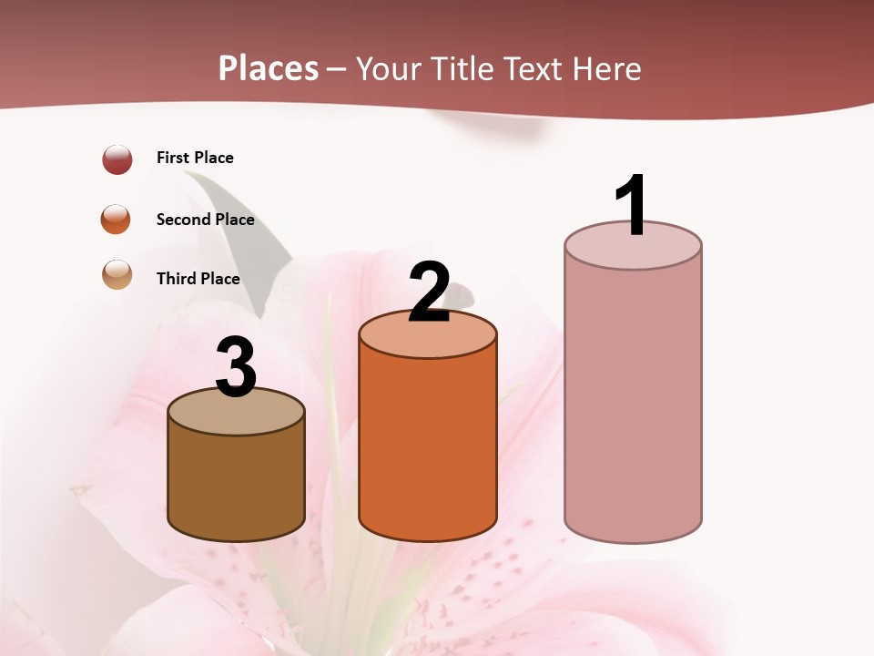 A Woman's Nails With Pink Flowers On Them PowerPoint Template