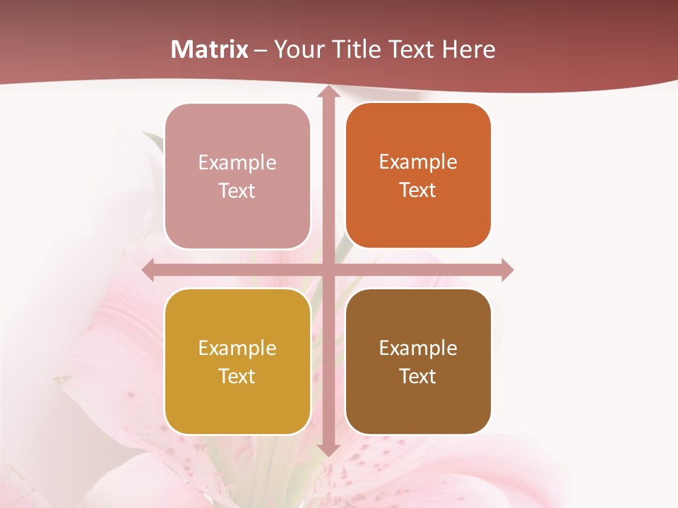 A Woman's Nails With Pink Flowers On Them PowerPoint Template