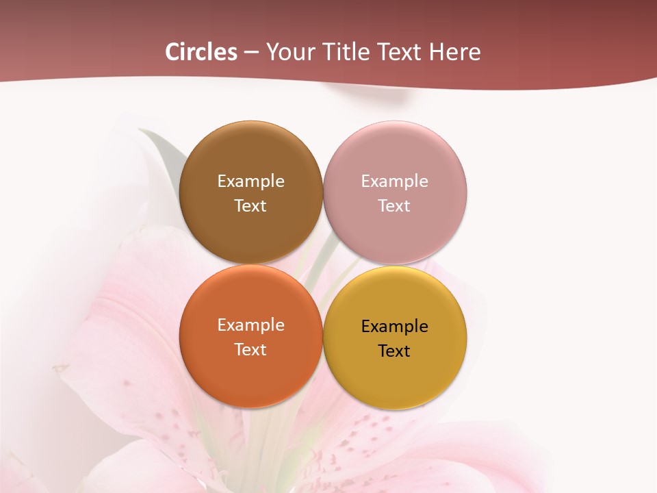 A Woman's Nails With Pink Flowers On Them PowerPoint Template